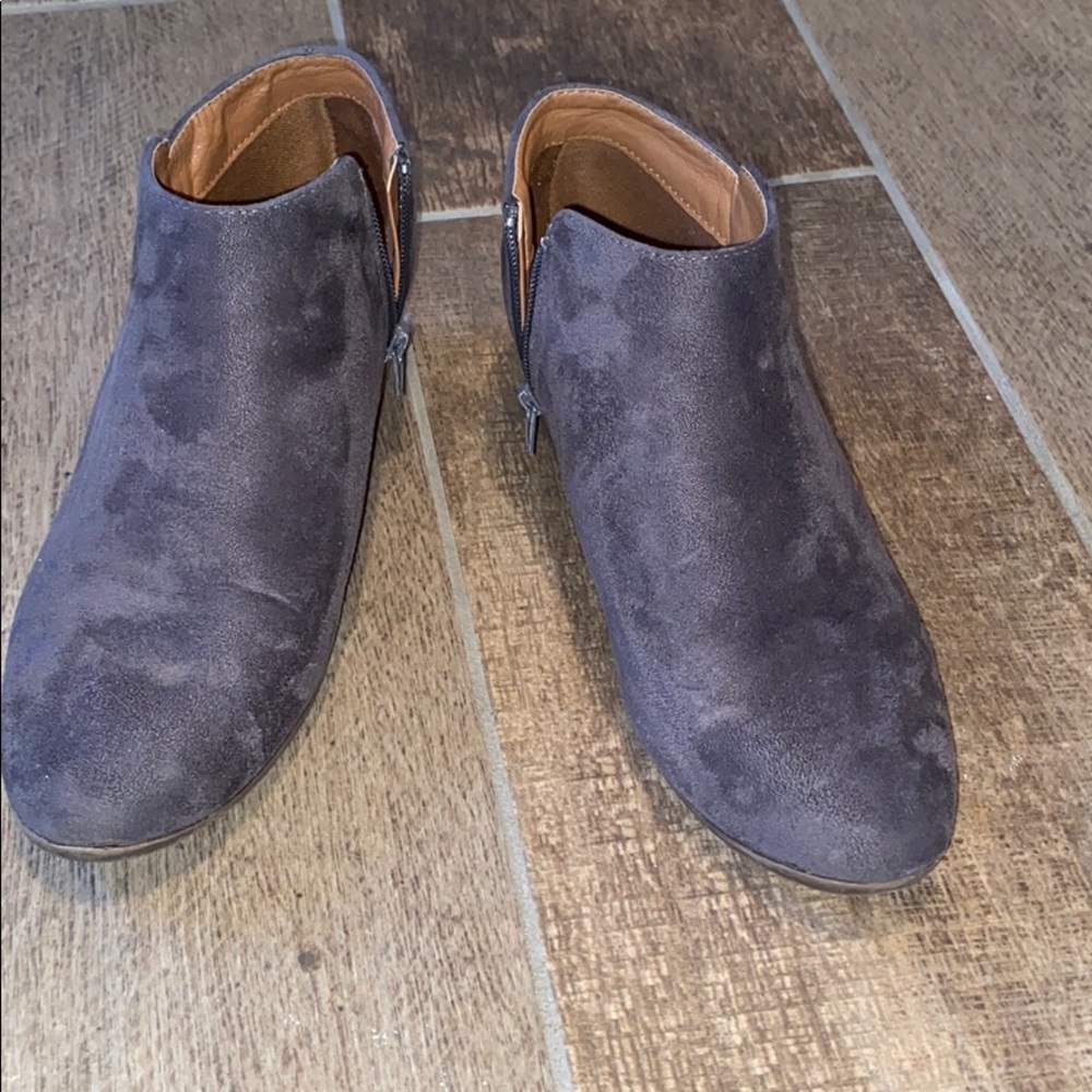 BellaMarie Dark Greyish Purple Booties!!